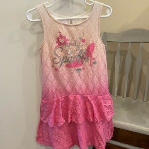 Disney Jumping Beans Girls Size 6 Pink Dress.